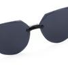 Kostümparty Mitgebsel Candy Farbe Transparente Katzenaugen Sonnenbrille Sonnenbrille für Damen Randlose Brille