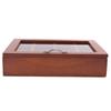 A55F-12 Grids Wooden Tea Bag Holder Sugar Packets Spice Pouches Storage Case Instant Coffee Bag Boxes With Clear Lid