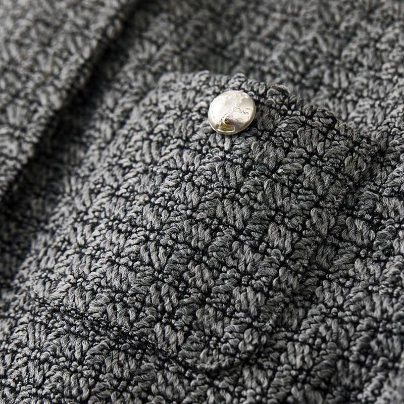 Shandubila Women's Winter Elegant Tweed Cropped Jacket