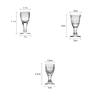 6pcs Glass White Spirit Cups Small Spirits Cups One-sipped Cup Small Wine Cups Bullet Cup Wine Glasses Shot Glass Cups Best Gift