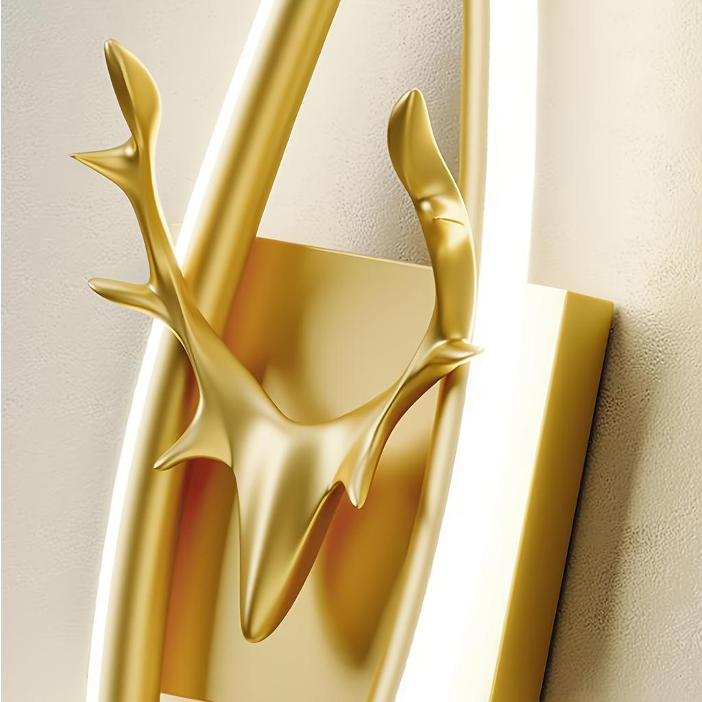 LED Creative Long Strip Luxury Wall Lamp Living Room TV Background Wall Grid Minimalist Modern Staircase Bedroom Bedside Lamp