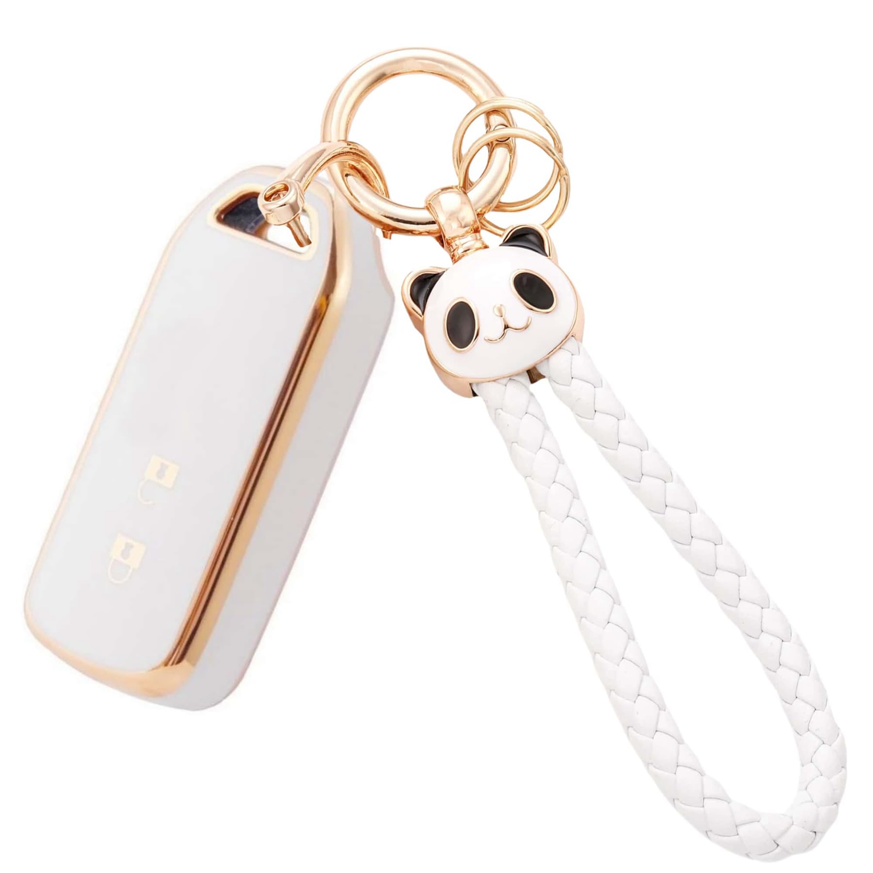 Gold and white