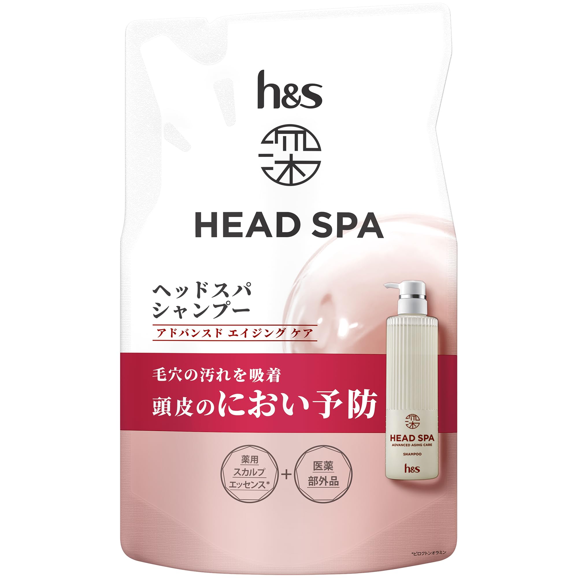 

Deep Head Spa Shampoo 350g Refill Advanced Aging Care h&s [New Model] H&S
