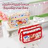 Cute Cartoon Puppy Pencil Case Multilayer Large Multi-Functional Mechanism Kawaii Student Pencil Box Stationery Storage Box