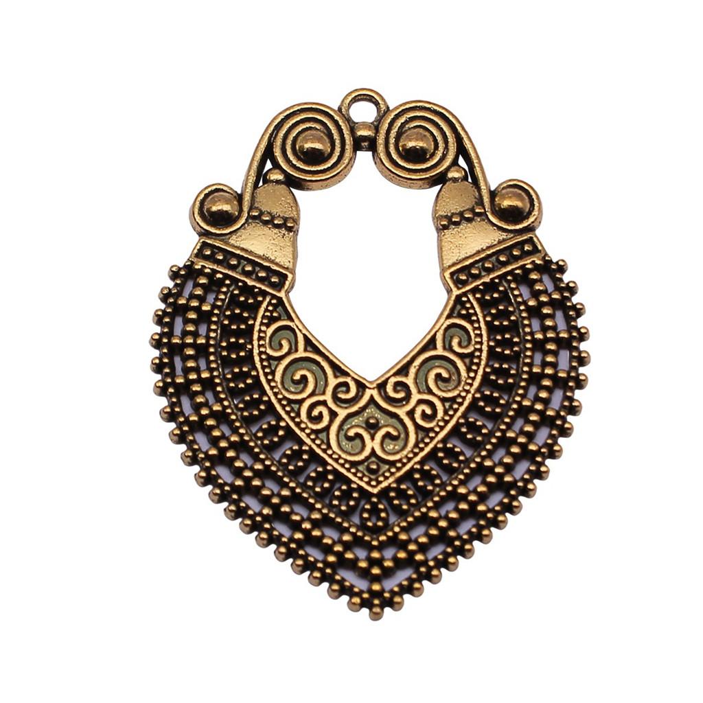 Flowers Of Life Charms Vintage Alloy Pendants For Nature Inspired Jewelry Making