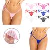 Ženy Síťovina s nízkým výstřihem T-Back Mini G-String Tanga Bikiny Kalhotky Spodní prádlo