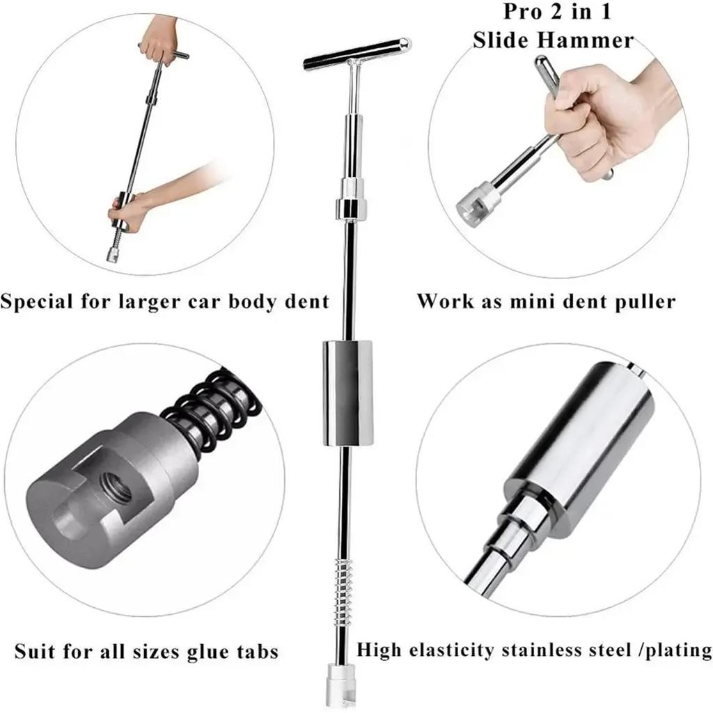 Car Dent Puller Kit 97/37/20 Pcs, Paintless Dent Repair Kit for Dent Removal Tools , for DIY Hail Damage Door Ding Fridge
