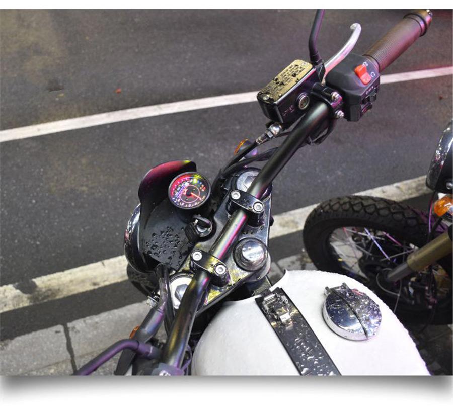 Universal Odometer Speedometer KM/H MPH For 12V Motorcycle Electromobile Boat