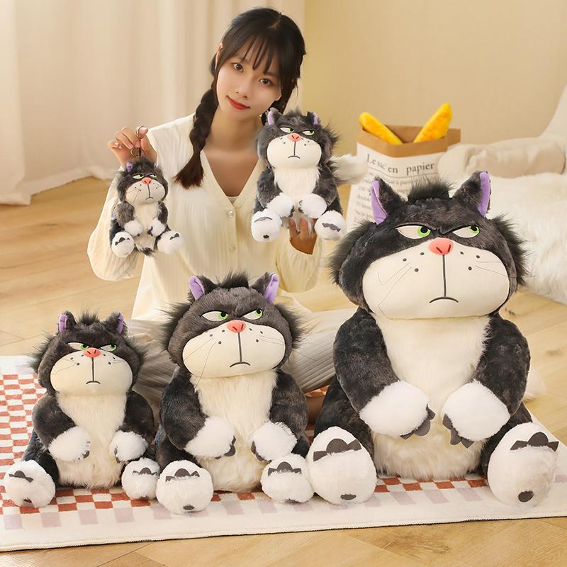 Kawaii Lucifer Katze Plüschtiere Prinzessinnentraum Stoffkätzchen Tierpuppen Lustige Geburtstags-Weihnachtsgeschenke für Mädchen Zimmerdekoration