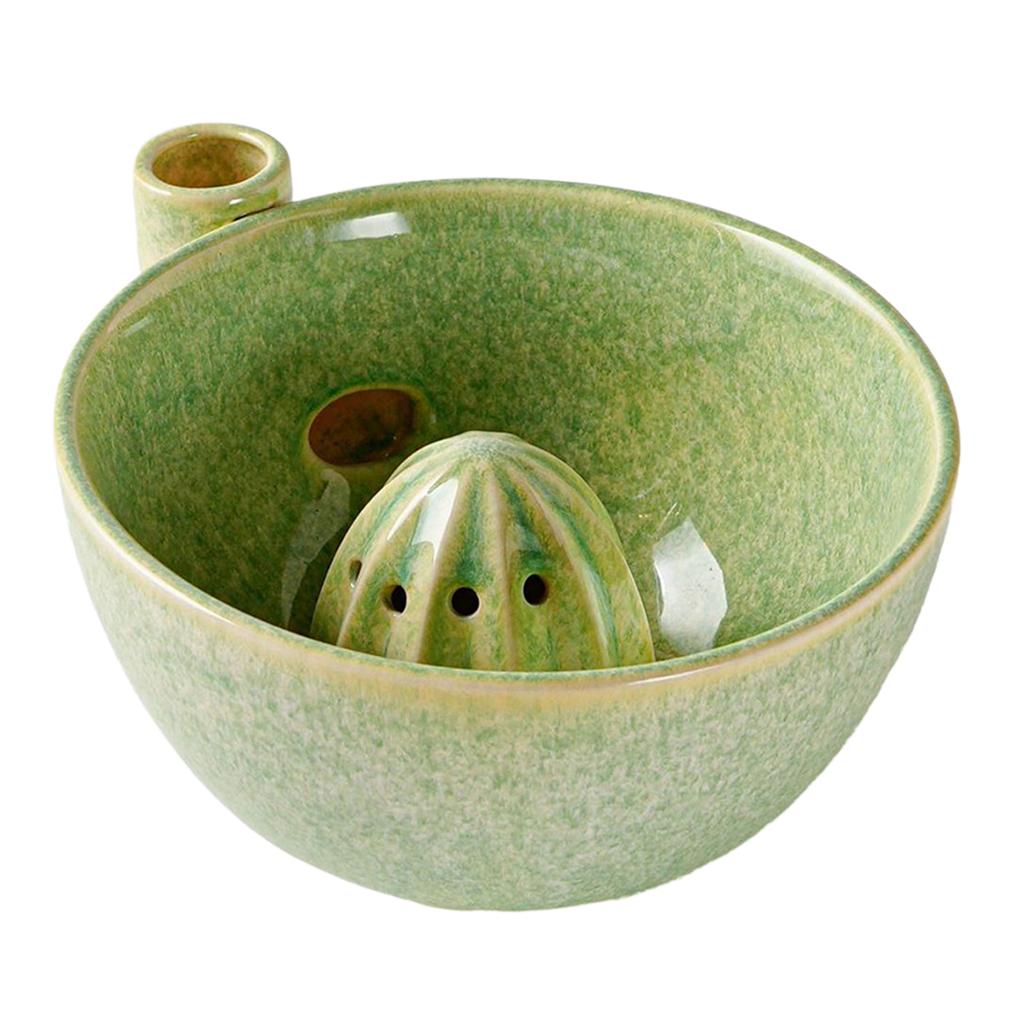 Integrated Drain Strainer Bowl Ceramic Berry Swirl Fruit Washing Colander Kitchen Vegetable Rinsing