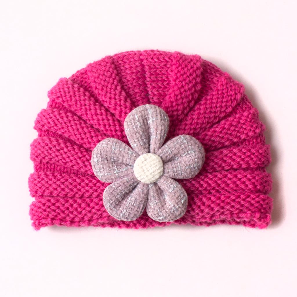 Autumn/Winter Knitted Baby Hat: Warm, Windproof & Comfortable Woolen Cap for Kids