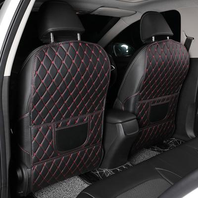 Nieuwe PU Leer Auto Anti-Kick Matten Auto Stoel Achterkant Beschermer Cover Voor Kinderen Auto Achterbank Anti-Vuil Pad Auto Accessoires