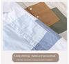 Men's Japanese-Style Summer Color-Block Short-Sleeve Cotton Shirt