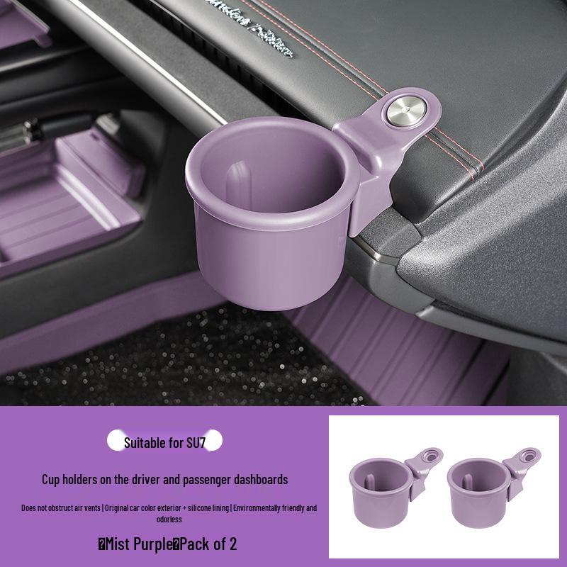 Porta-copos sob medida para Xiaomi SU7: Cor Original e Acessório Multifuncional para Interior de Carro