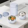 SANTECO Vacuum Insulated Soup Lunch Set 1050ml Lunch Insulated Bento and Carrying Bag Perfect for Picnics and Club Activities Jar, Box, Spoon,