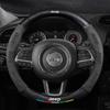 38cm Suitable for Jeep Steering Wheel Cover Compass Freedom Hero Wrangler Commander Gladiator Car Handle Covers
