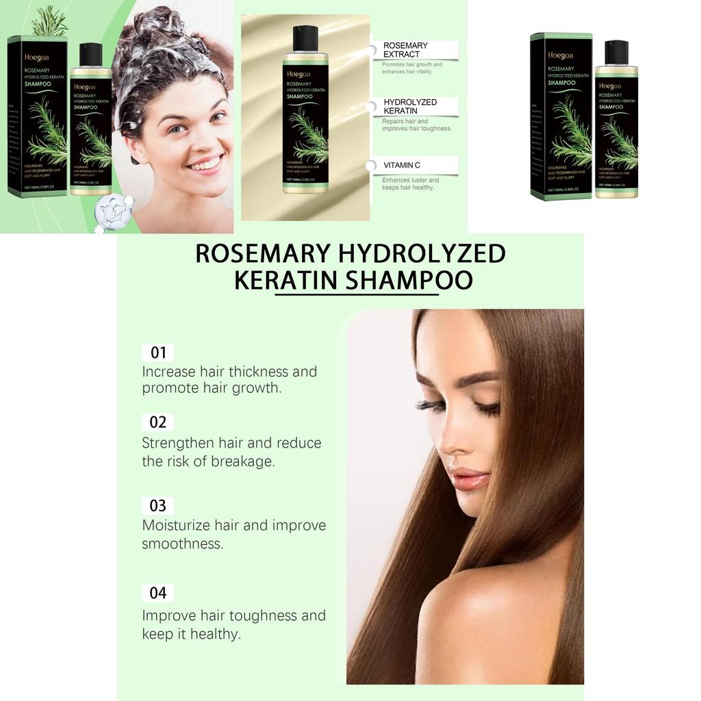 Hoegoa Rosemary Thickening Shampoo Nourishing Hydrating Control For Oily Hair 100ml