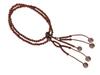 Soka Gakkai prayer beads genuine rosewood with eight leaves mark paulownia (mala beads) (in box) (2-inch shaku)