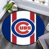 Chicago Cubs Round Area Rug,Carpet Rug for Living Room Bedroom Sofa Playroom Decor,Non-slip Floor Mat