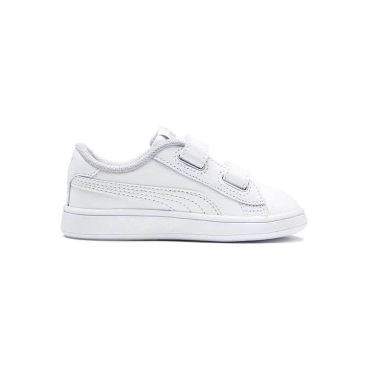 Puma Smash V2 Infant White Baby Sneakers 365174-02