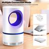 USB LED UV Mosquito Lamp Indoor Insect Proof Light Outdoor Pest Control Lamp Inhalation Mosquito Killer Phototactile Sensing