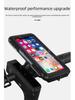 Vattentät Motorcykeltelefonhållare med Laddning & Pekskärm för Elfordon/Cykkelnavigation