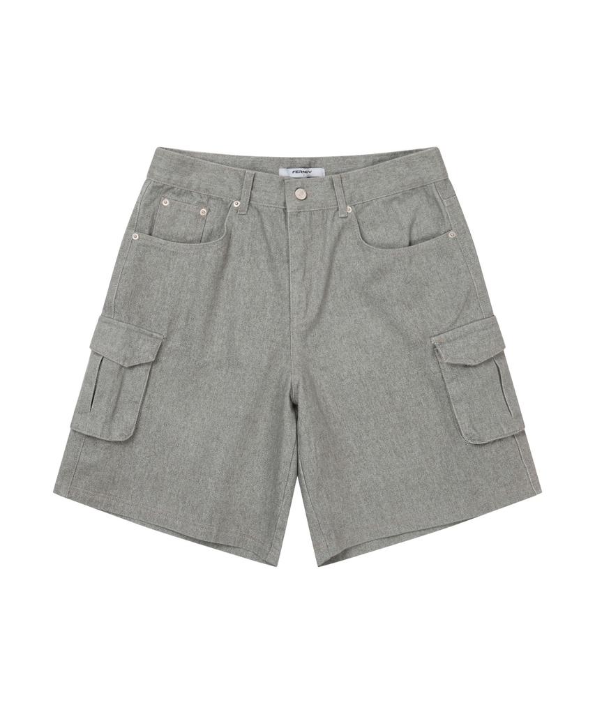 FERNOV Graywashed Cargo Pants