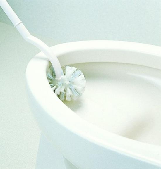 Marna New Toilet Floating Toilet W071W Brush, White, 10cm, Brush,