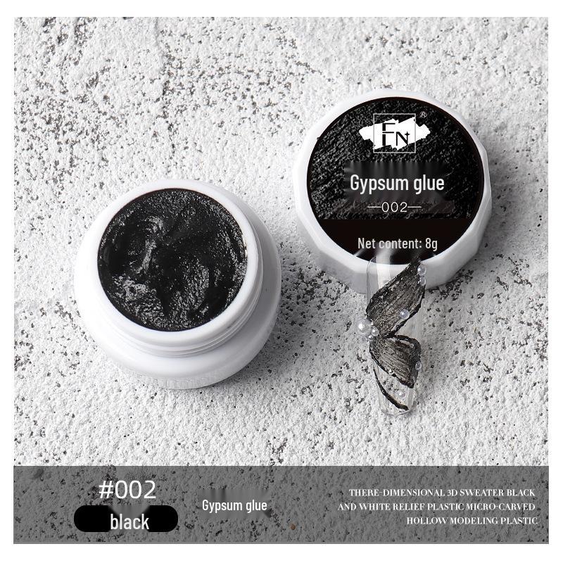Gel per Unghie FN Impermeabile 3D Micro-intaglio: Gesso Artistico Giapponese Creativo in Rilievo