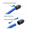 Upgrades Pneumatic Caps Style Plugs Fittings Push To Connect Pneumatic Plugs Fittings  for 5/16 Tubing In Air Systems
