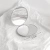 Double-Sided Stainless Steel Mirror Mini Beauty Mirror Foldable Makeup Mirror  Travel