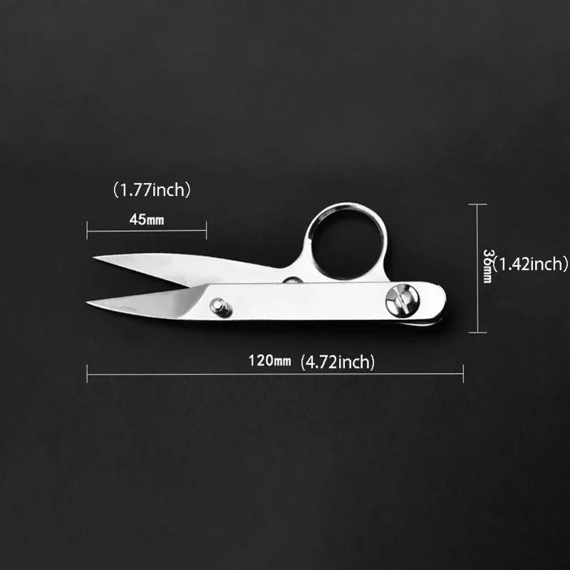1PC Sewing Scissors for Fabric Profession Stainless Steel Thread Scissors Embroidery Scissors Yarn Shears Tools for Sewing Shears