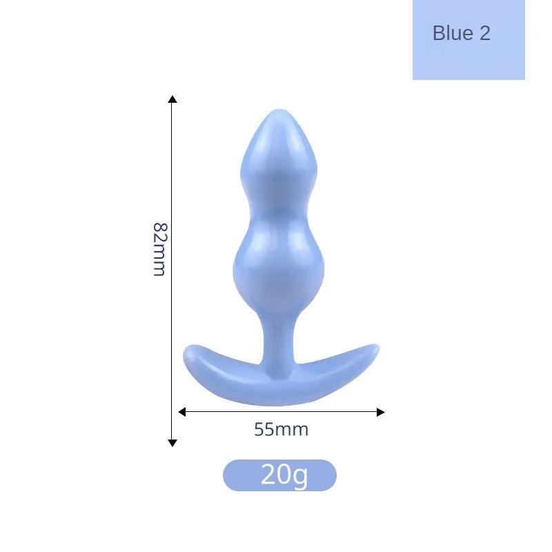 3pc/Set Silicone Butt Plug Ease-in -Anal Plugs Training Set Expandable Beginner Anales Beads Beginner Soft Silicone Anal Plugs