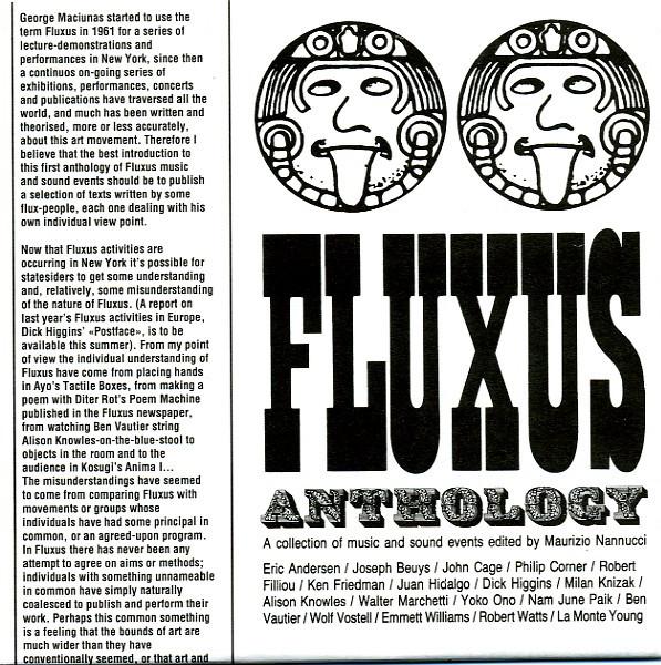 

CD VARIOUS - Fluxus Anthology ANT1811 Anthology 1995 Japan Dance & Electronica Used