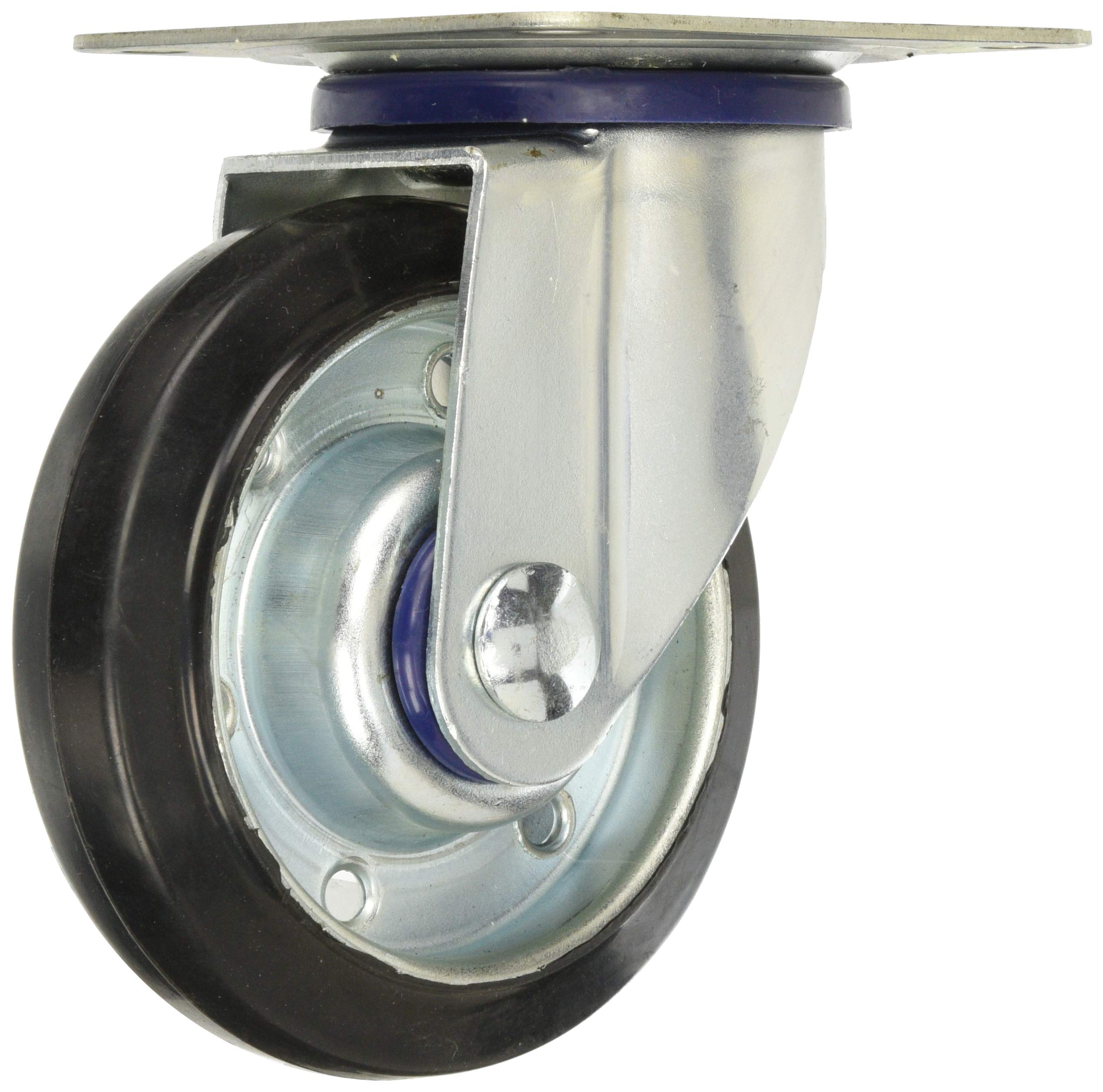 

TRUSCO Dolly 100JC Press-Made Caster, 100, Swivel, чёрный