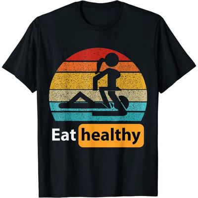Humor Eating Healthy Best Design Unisex T-shirt