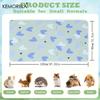  1PC Washable Guinea Pig & Hamster Cage Mat - Super Absorbent Non-Slip Pet Bedding 31"x47" for Rabbits & Small Animals