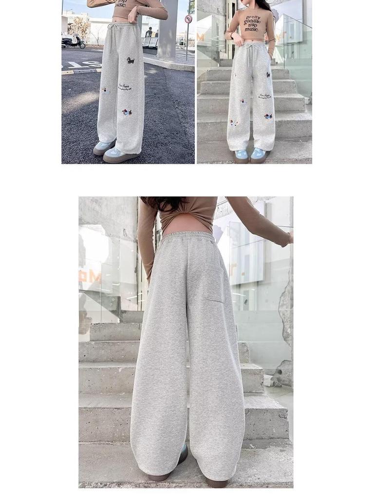 Dachshund Sweatpants for Middle School Girls, 2025 Spring/Autumn Casual Sports Pants