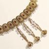 Classic Rhinestone Pearl Tassel Waist Chain for Women - Bohemian Ethnic Jewelry