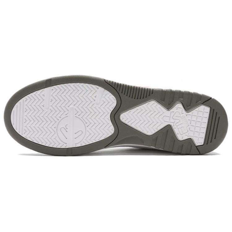 FILA Targa Fabric Synthetic Leather Comfortable Simple Versatile Durable Low-Top Sneakers Men sneakers White F12M442207F-CD