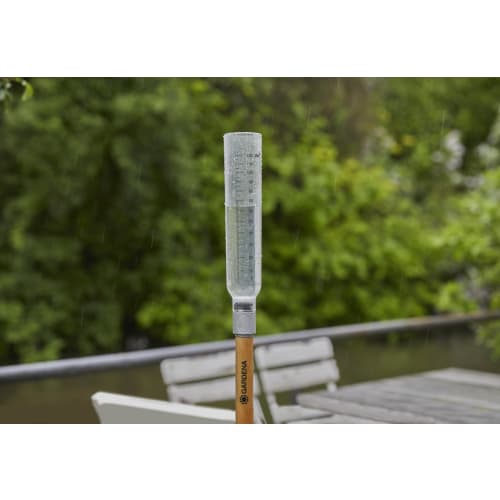 GARDENA Rain Gauge, Garden Decoration, ClickUp!, Transparent, 28.9cm Tall X 8cm Diameter, 11340-20