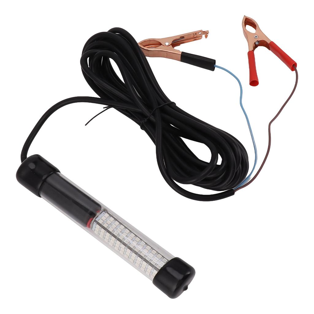 LED Submersible Fishing Light 15W Green Nighttime Ice Fishing Light with 16.4ft Cable