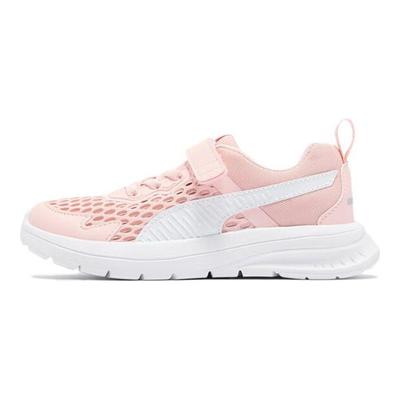 Evolve Run Cushioning Low Top Kids Casual Shoes Kids Sneaker Pink White 389689-02