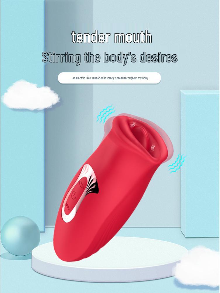 Women's Multi-Frequency Clitoral Stimulator with Licking and Vibration