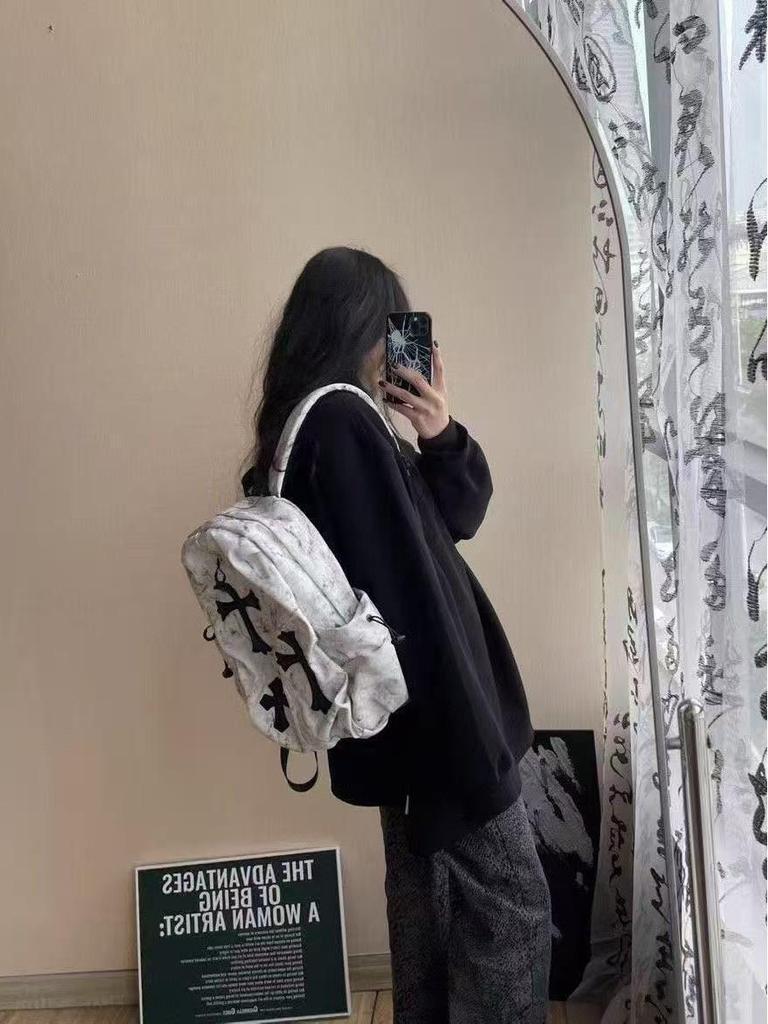 Retro Tie-Dye Backpack for Students and Travelers