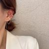 Trendy Minimalist Tassel Chain Ear Cuff for Women - Retro Hong Kong Style, No Piercing Needed.