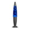 Lampe Lave - CELLUSTOP - Fusée - Aluminium et Verre - 35 cm - 2 Ampoules Halogènes Incluses