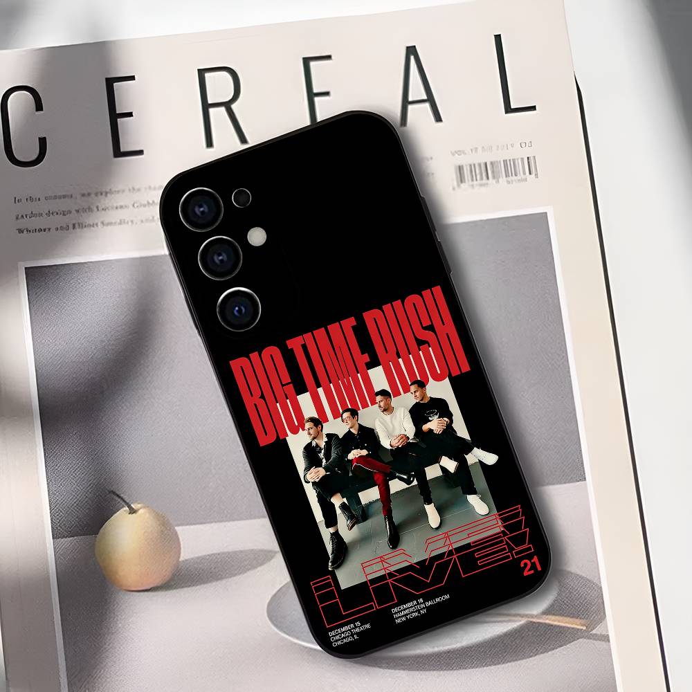 Music B-Big T-Time R-Rush Phone Case For Samsung S25,S24,S21,S22,S23,S30,Ultra,S20,Plus,Fe,Lite,Soft Black Cover