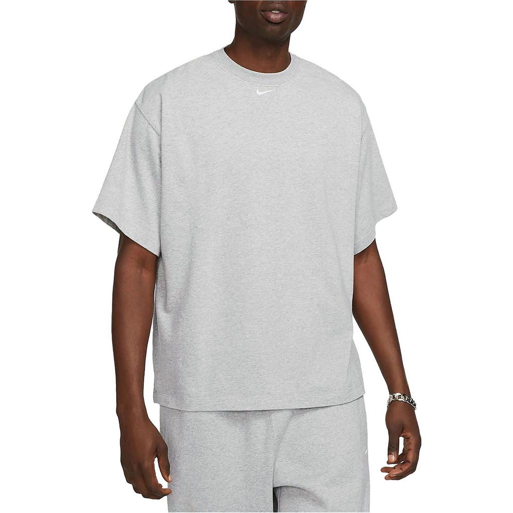 Nike Solo Swoosh T Shirt Men's Toned Dark Gray FB7866-063