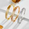 Hot Selling Zipper Buckle Bracelet Non Fading Stainless Steel Bracelet  Fashion Versatile